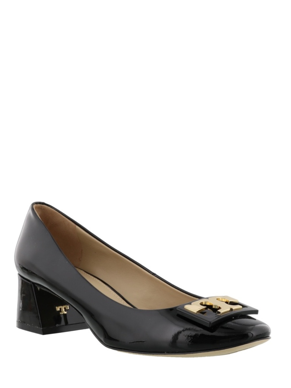 Tory Burch Gigi black patent leather pumps